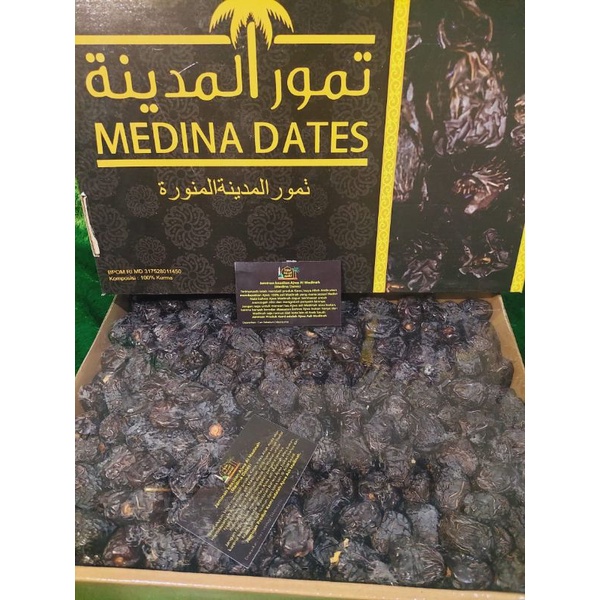 Kurma Ajwa Al Madinah 5Kg BPOM Super Premium FRESH 2023 Asli Murah Grosir Jakarta