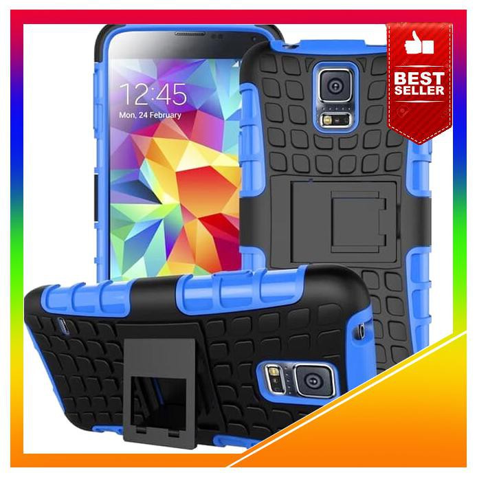 Acc Hp Samsung S5 S5 Case Dazzle Case Rugged Armor Kick Stand Spigen