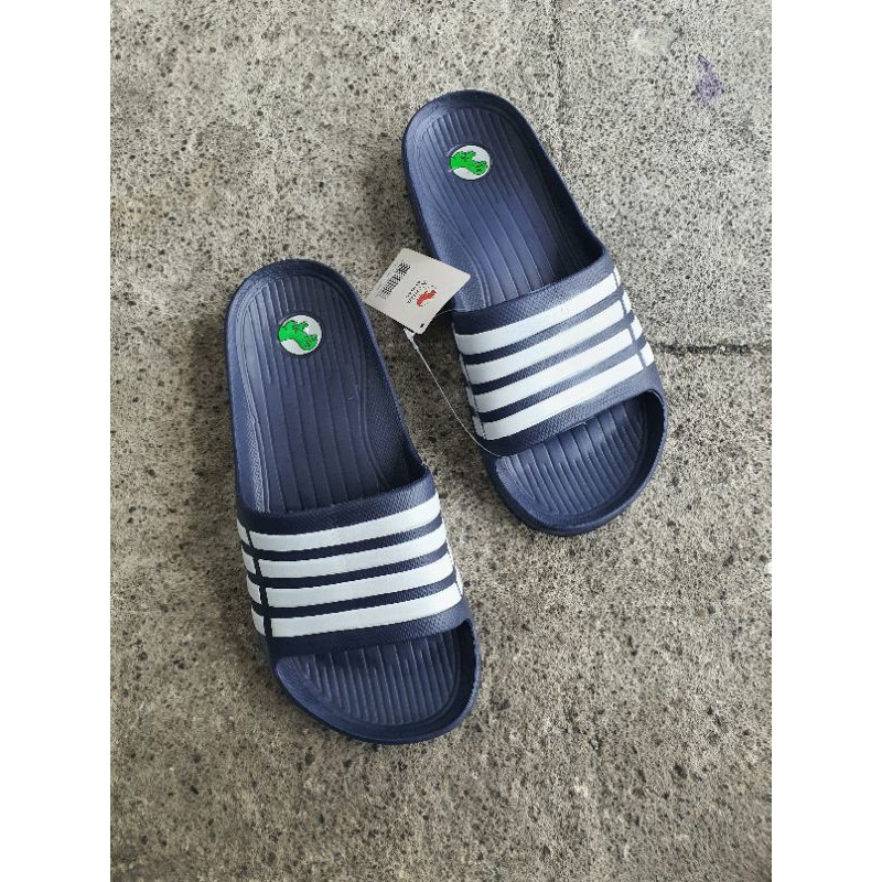 VANCHNEE 731 GARIS SANDAL SELOP LAKI JUMBO LENTUR RINGAN NYAMAN ANTI SLIP