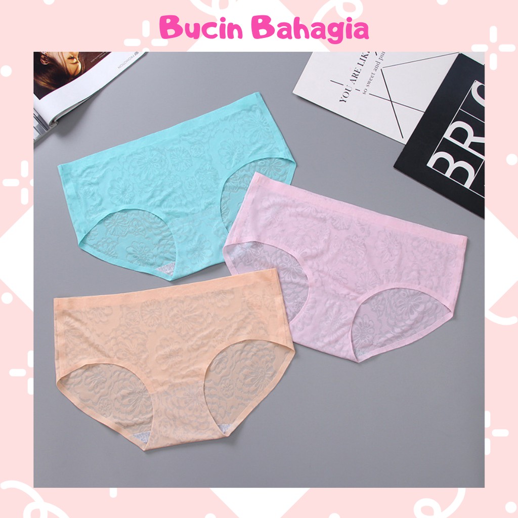 Celana Dalam Wanita Dewasa Women Panties Transparan sexy cd import polos CD26