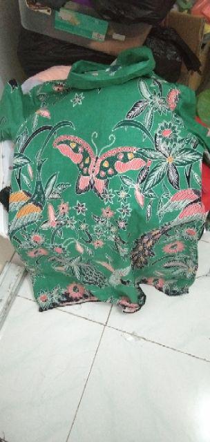 Grosir Terlaris Genes Jelita Tunic Navbor Yelbor Whitbor Creambor Tunik Batik Modern Hrb047