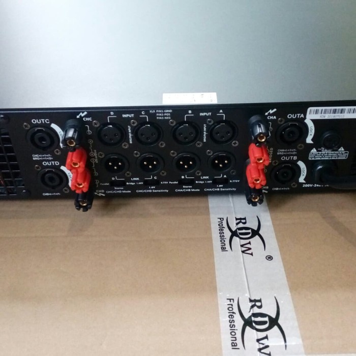power amplifier RDW NR10004MK3 pro