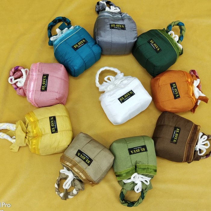 TERLARIS MUKENA PARASUT TRAVELING TAS KEPANG CANTIK SIZE JUMBO - PUTIH