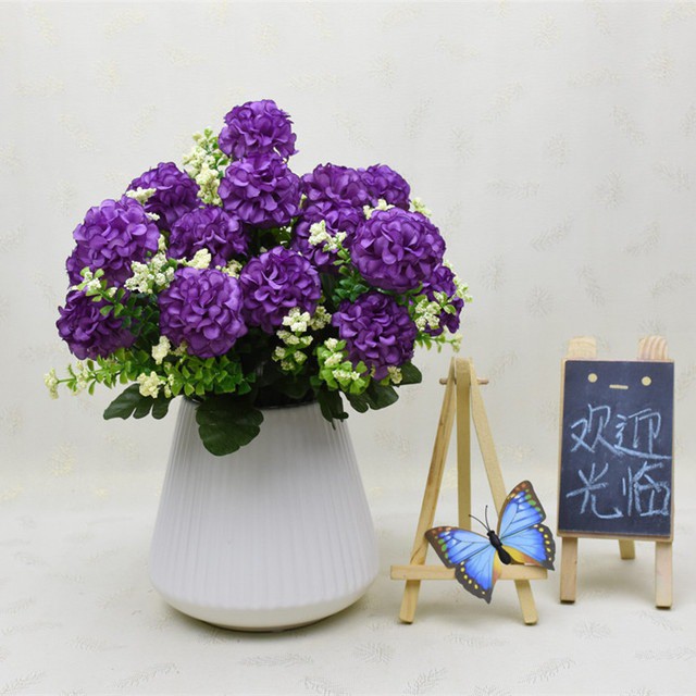 COD BUNGA DANDELION  BUNGA TANGKAI PLASTIK BUNGA ARTIFISIAL BUNGA PAJANGAN BUNGA HIASAN BT9014-3