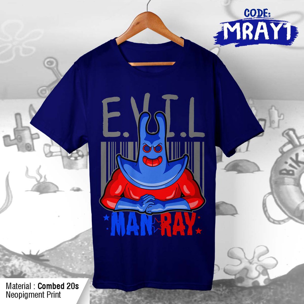 KAOS MANRAY Musuh Mermaidman BernacleBoy HD Quality