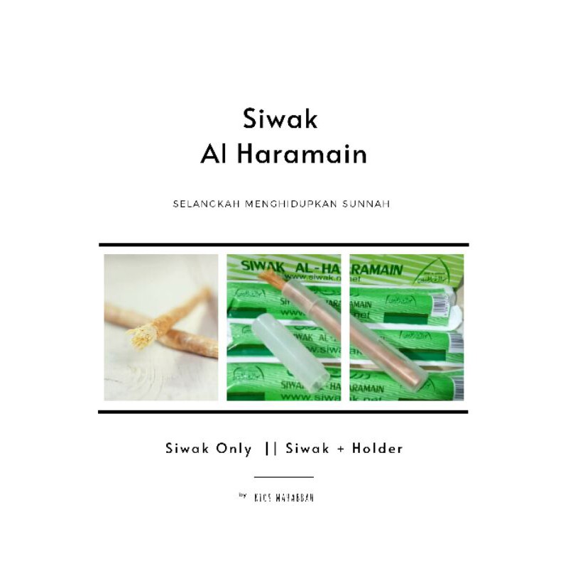 SIWAK AL-HARAMAIN  + HOLDER