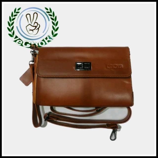 Dompet Tas Selempang Handbag Full Kulit Sapi Asli - Kickers HP255351