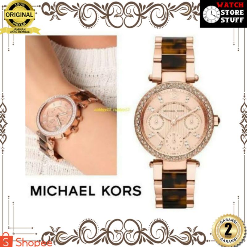 [MICHAEL KORS MK5841] - JAM TANGAN PRIA WANITA | RANTAI | KULIT | KARET | MURAH | WANITA BOX