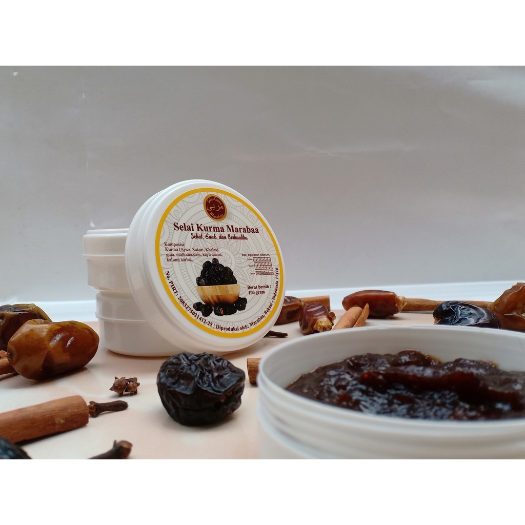 

Selai Marabaa Mini Perpaduan Kurma Ajwa, Kurma Sukari, Kurma Khalas Pilihan