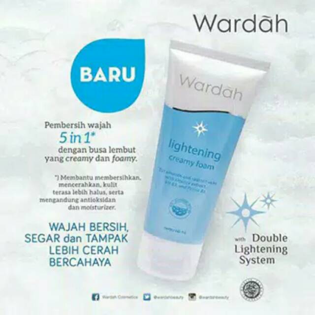 Wardah lightening creamy foam