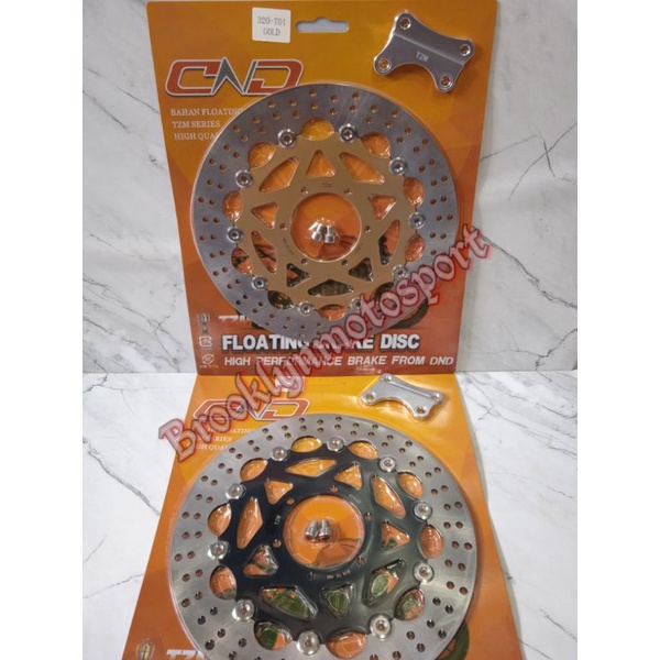 piringan cakram DND Delkevic TZM 320 mm Scorpio/piringan depan DND Delkevic TZM 320 mm scorpio