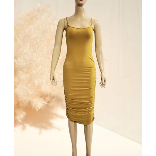 DRESS BODYCON SERUT TALI TERMURAH