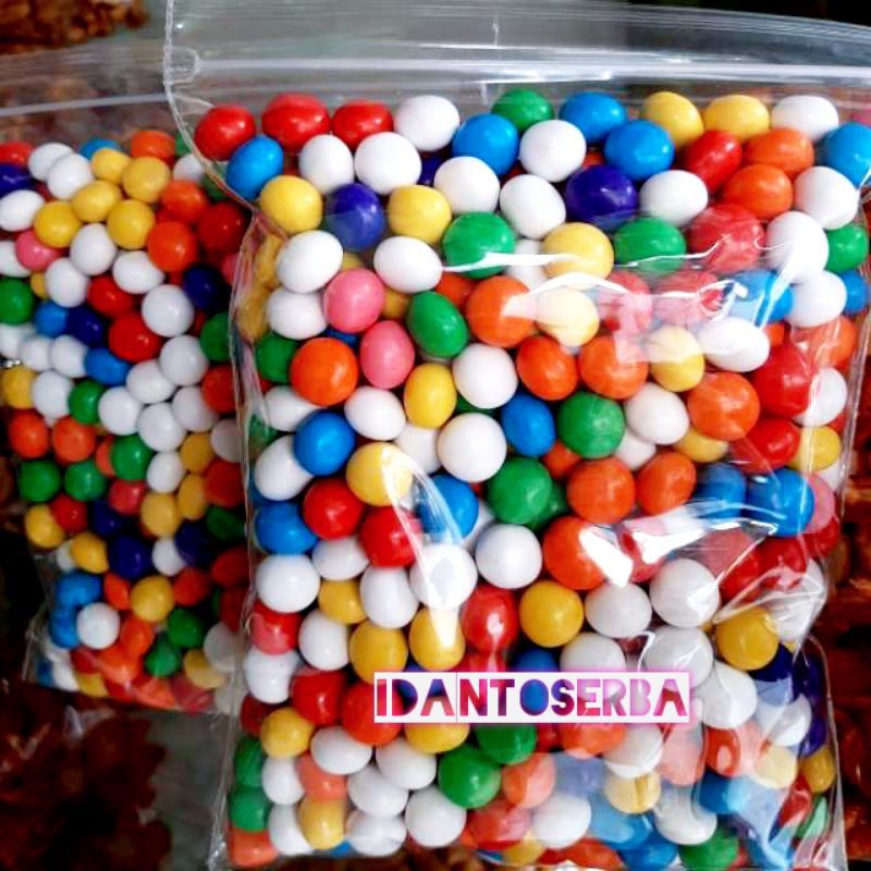 

kacang warna atau bola biskuit enak manis