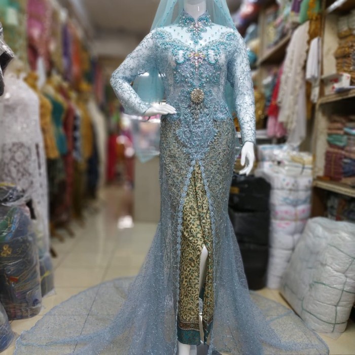 Super Murah =  Baju Kebaya Muslim Busana Pengantin  Wanita Baju Kebaya Modern Kebaya Pesta Kekinian 