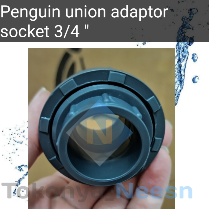 penguin union adaptor socket 3/4 / watermur /sok pipa