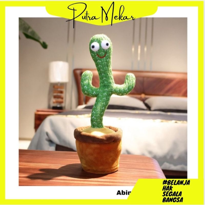 BONEKA KAKTUS BICARA DANCING ( BISA BICARA ) BRO 1285