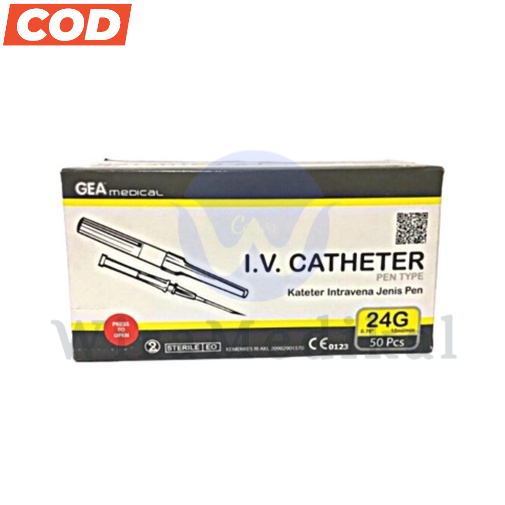 IV Catheter Gea 22G, 24G / Abochat / Chateter Gea