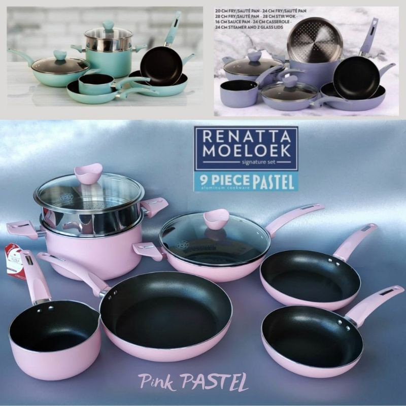 Panci set Supra renatta moeloek 9pcs pastel