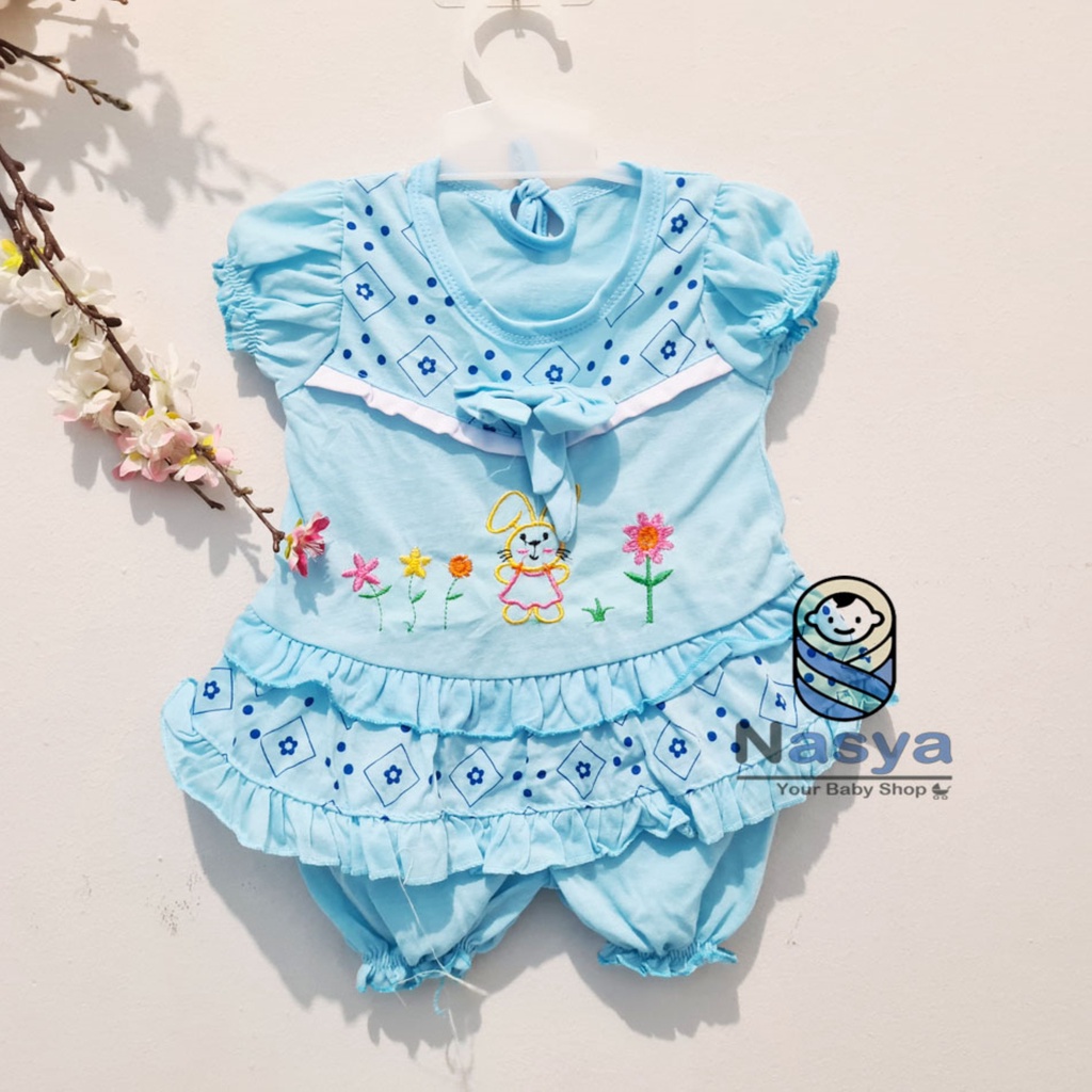 [N-036] Setelan baju dan celana pendek bayi/setelan baju anak perempuan MURAH