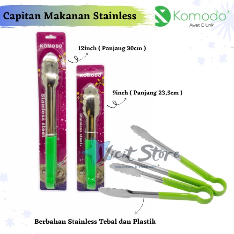 Capitan Makanan Stainless Komodo