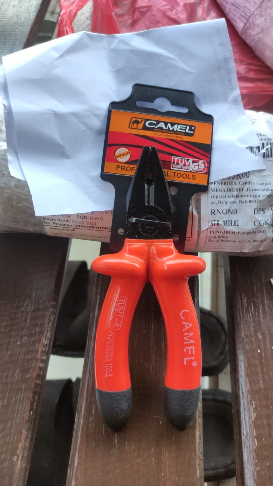 Camel Tang Listrik Kombinasi 6 Inch 1000v - 1000 Volt