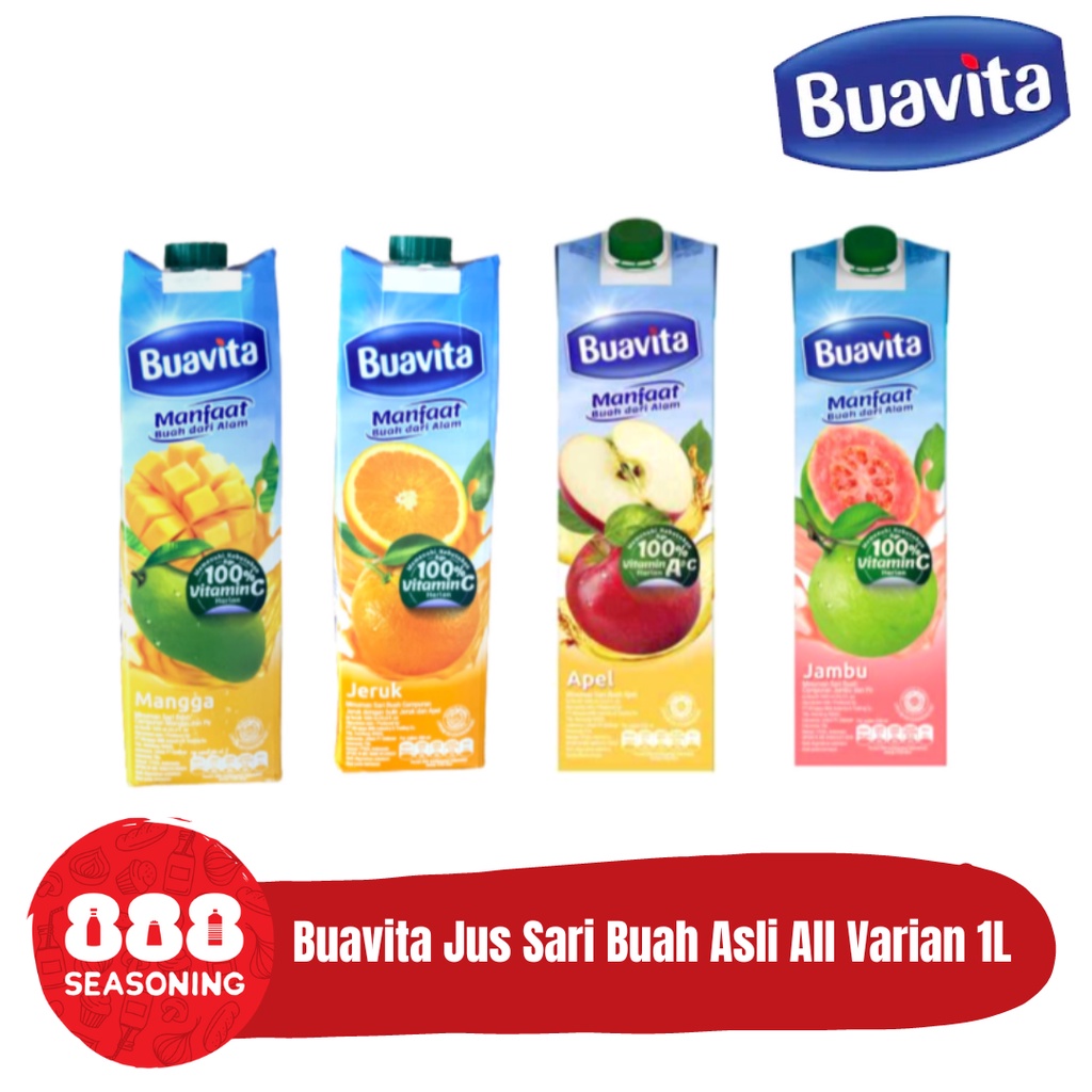 

BUAVITA JUS SARI BUAH ASLI ALL VARIANT 1L