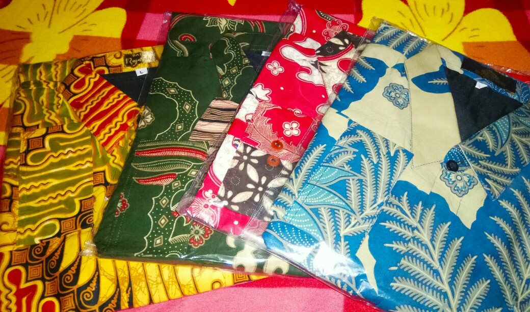 Batik Solo Parang Kerajaan Kemeja Pria Katun Cabut Sragenan Full Furing