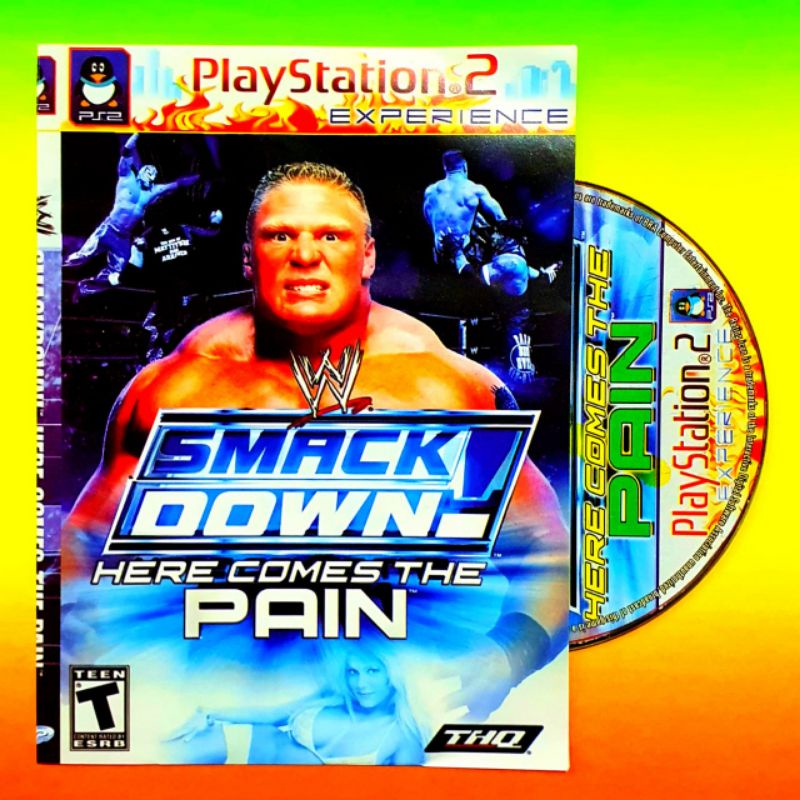 KASET GAME PLAYSTATION 2 SMACK DOWN PAIN TERBARU