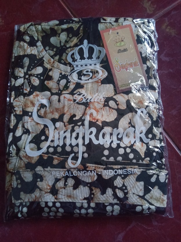 Longdress Batik Pekalongan Gamis Batik Cap Resleting Belakang Allsize Dress Homedress Rayon Premium