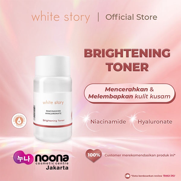 WHITE STORY NIACINAMIDE HYALURONATE BRIGHTENING TONER 70ML