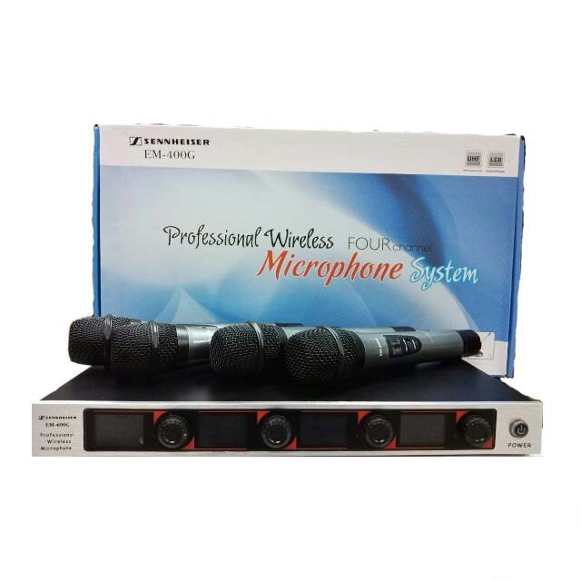 Microphone Mikrofon Wireless Sennheiser EM400G / EM 400G ( 4 Mic )