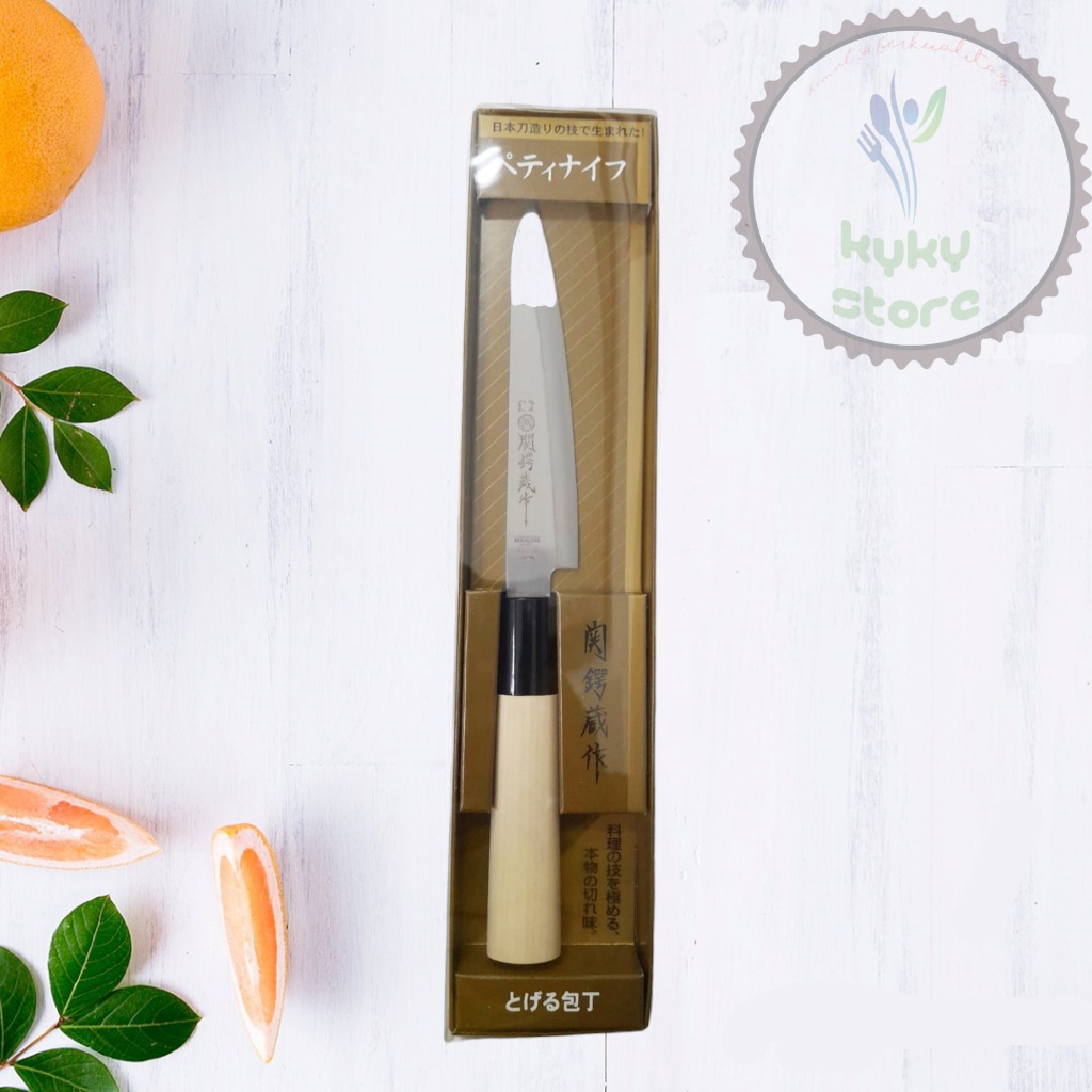 JAPANESE PETTY KNIFE - JAPAN PARING KNIFE UTILITY KNIFE WOODEN HANDLE 13CM