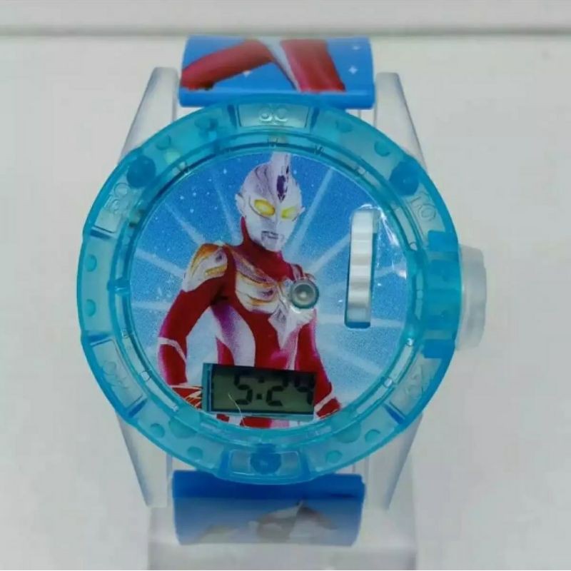 Jam Anak Jam Tangan anak melody laser Jam Tangan anak karakter Ultramen