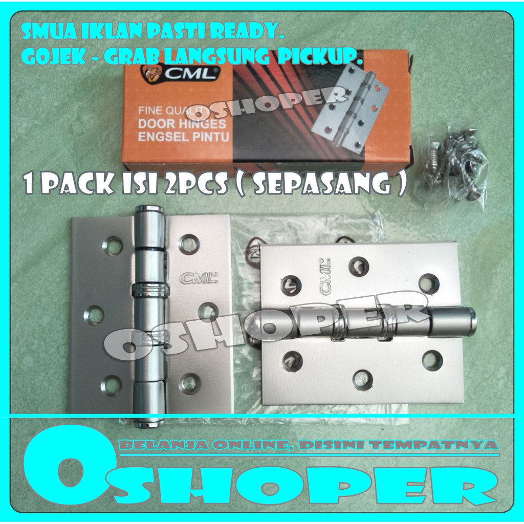 Engsel Pintu 3 Inch. Engsel Jendela 3 Inch. Engsel 3 Inch. Engsel besi tebal. engsel stainless pintu