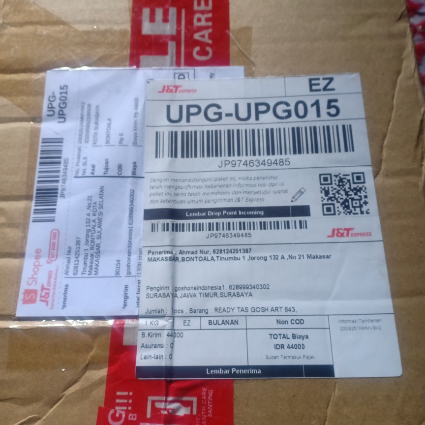 READY TAS  GOSH  ART 643 Shopee  Indonesia