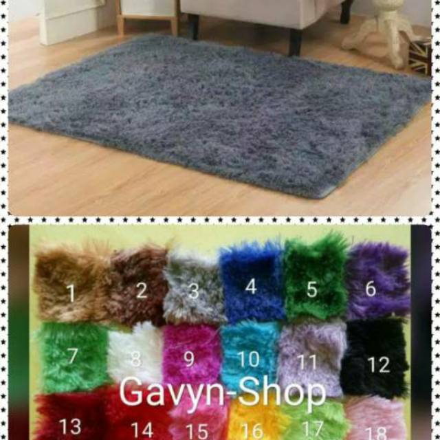 Karpet Bulu Rasfur 150x100x2 Polyfoam Shopee Indonesia