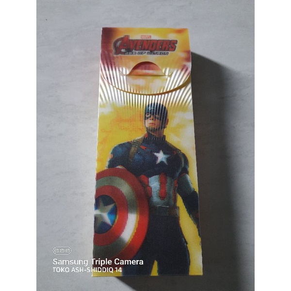 

kotak pensil mika kapten amerika