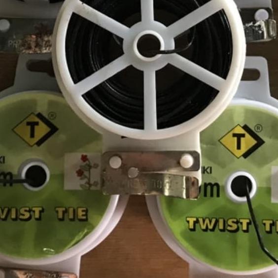 

✽ twist tie kawat pengikat kabel magic twist tukuiki 100meter 100m ✴