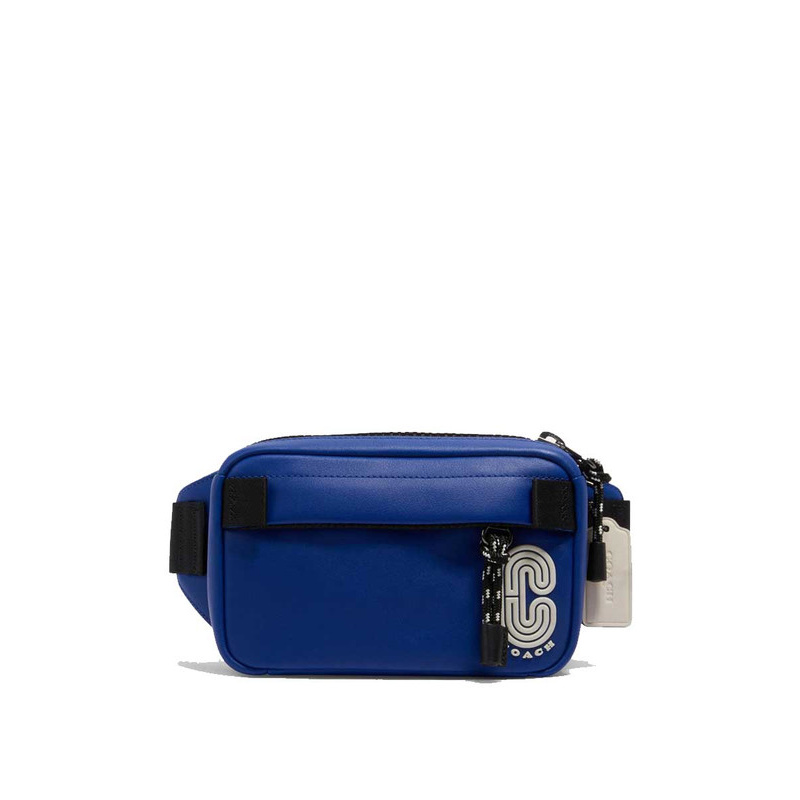 tas coach mini edge belt bag sport blue 6786