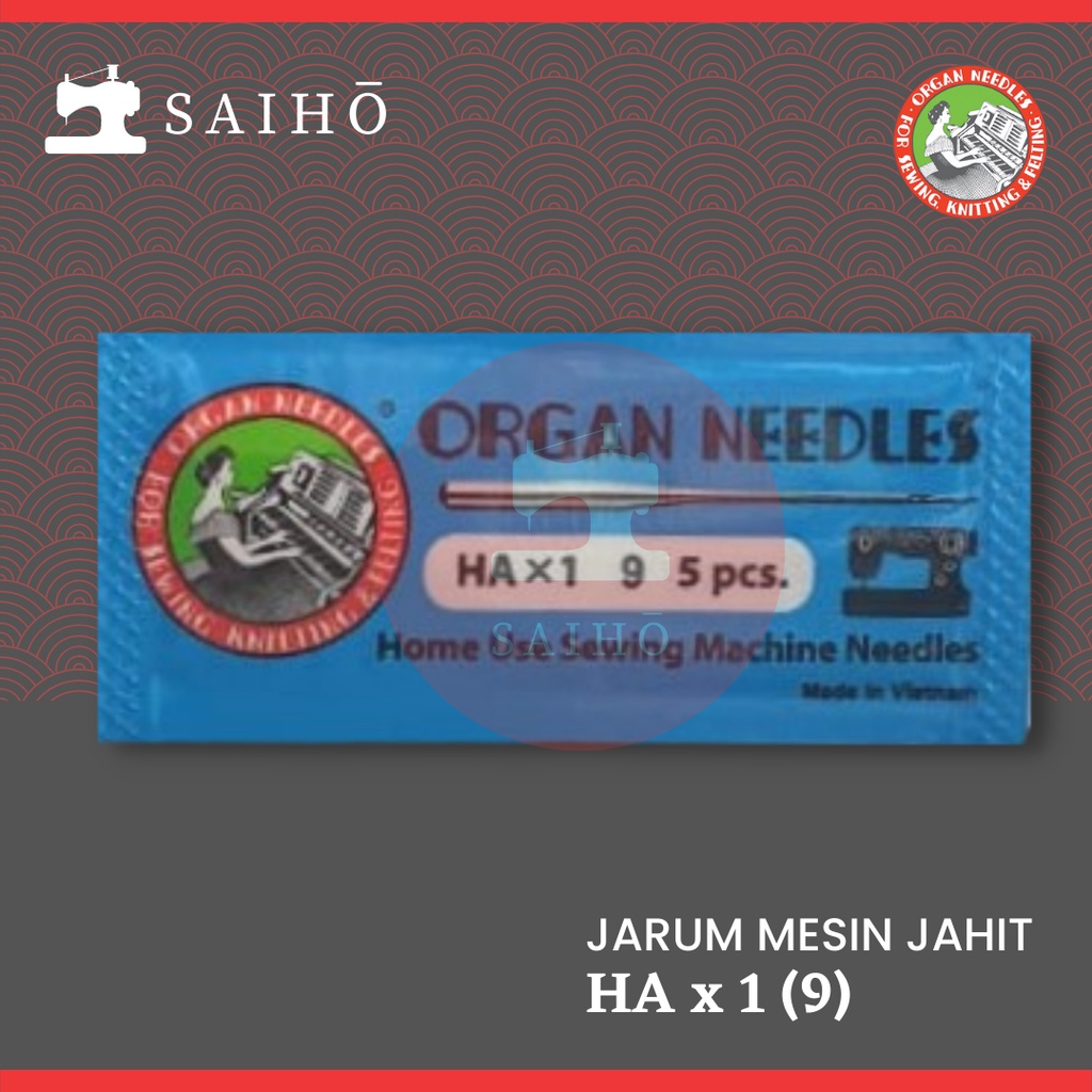 ORGAN Needle HAx1 / HA x 1 - Jarum Mesin Jahit