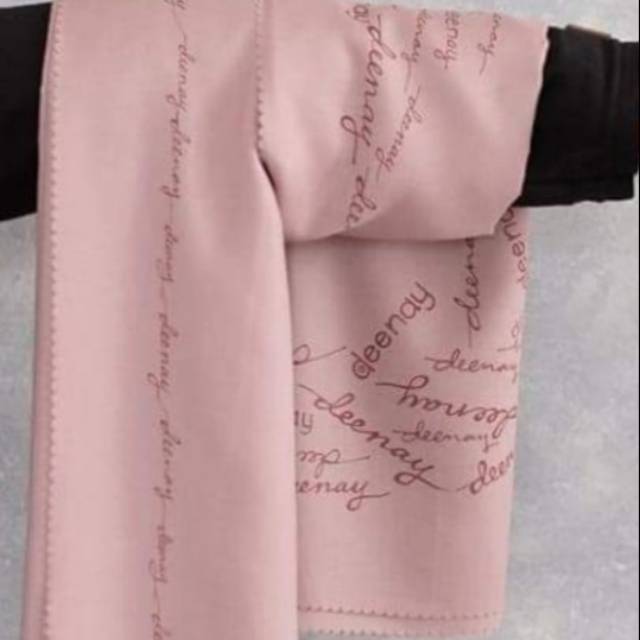 deenay scarves ori corner dusty pink