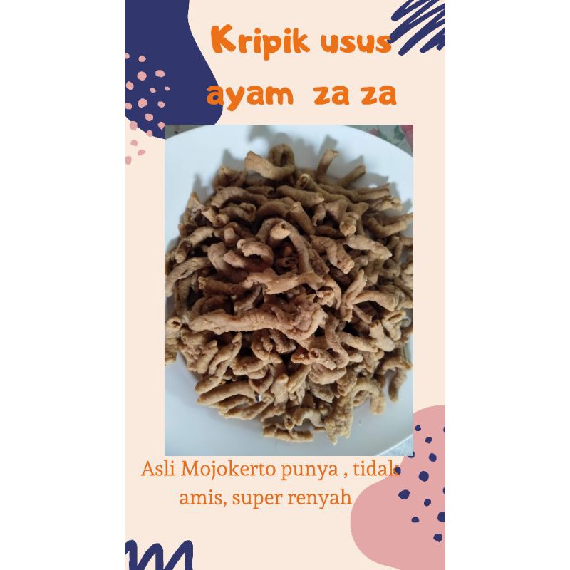 

kripik usus ayam1000gram