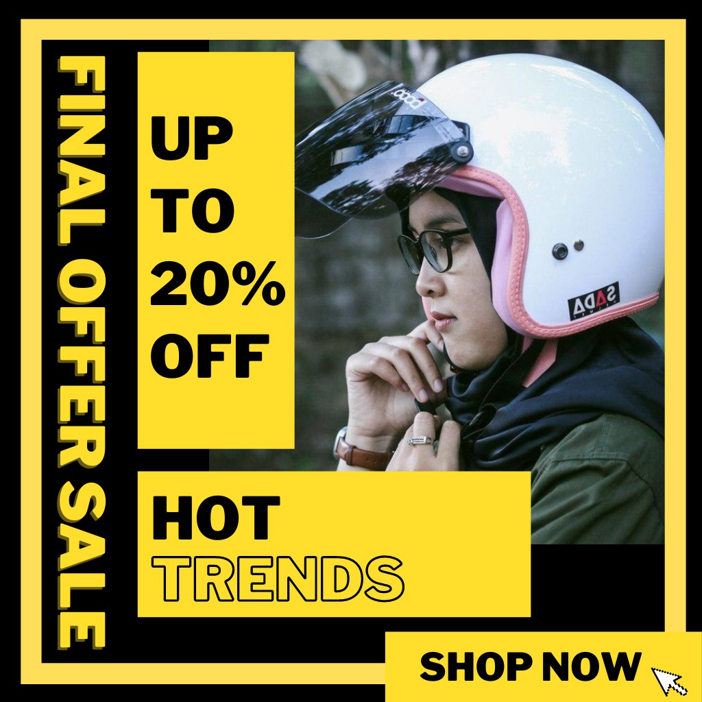 Helm Helmet Motor Bogo Wanita Cewek Cewe Dewasa Retro Classic Klasik Murah SNI Sada Rosa White