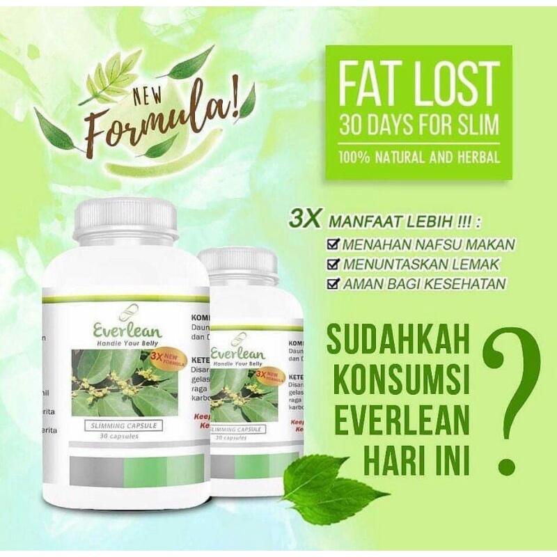 

everleanslimmingcapsulebpom 2 botol