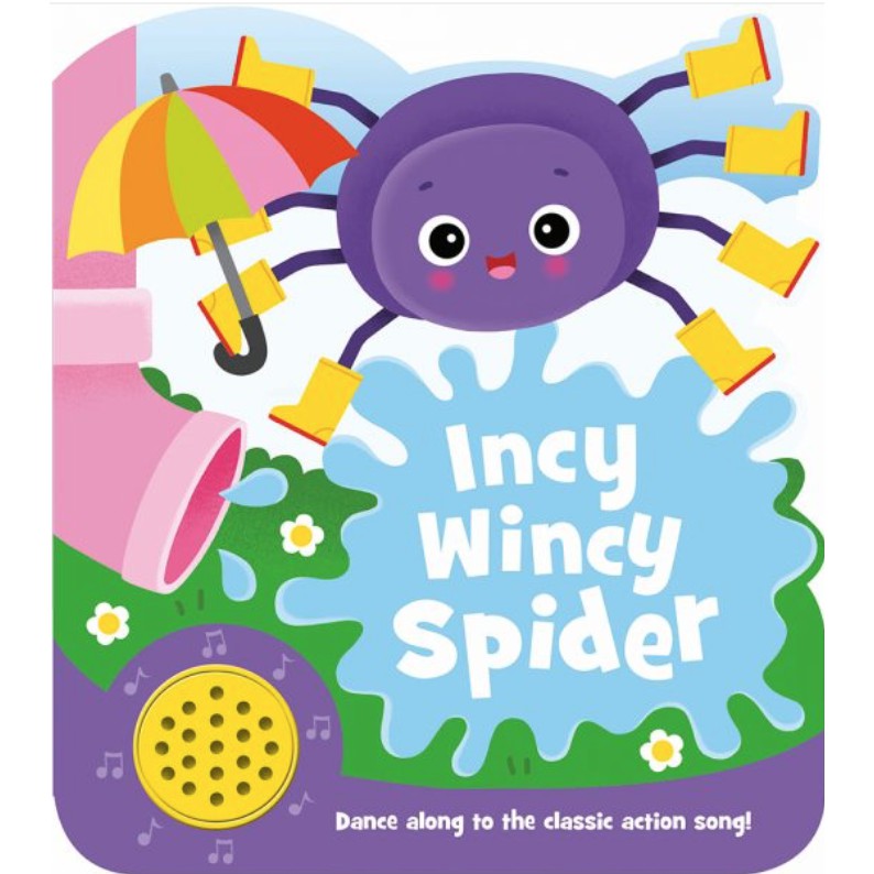 Sound Book, Shaped Sounds: Incy Wincy Spider. Sound Book Anak Import IGLOO