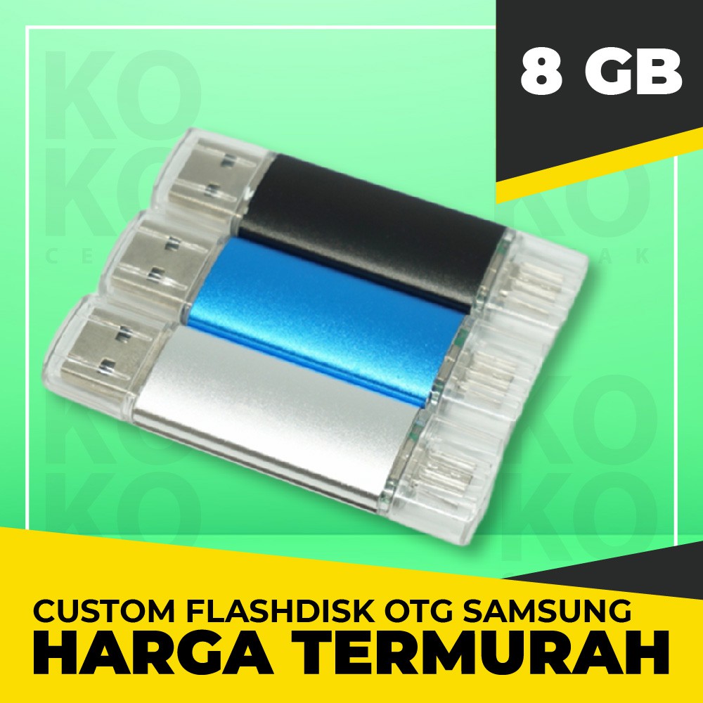 Flashdisk OTG BESI 8 GB Custom - FLASHDISK BESI - USB BESI Custom 8 GB