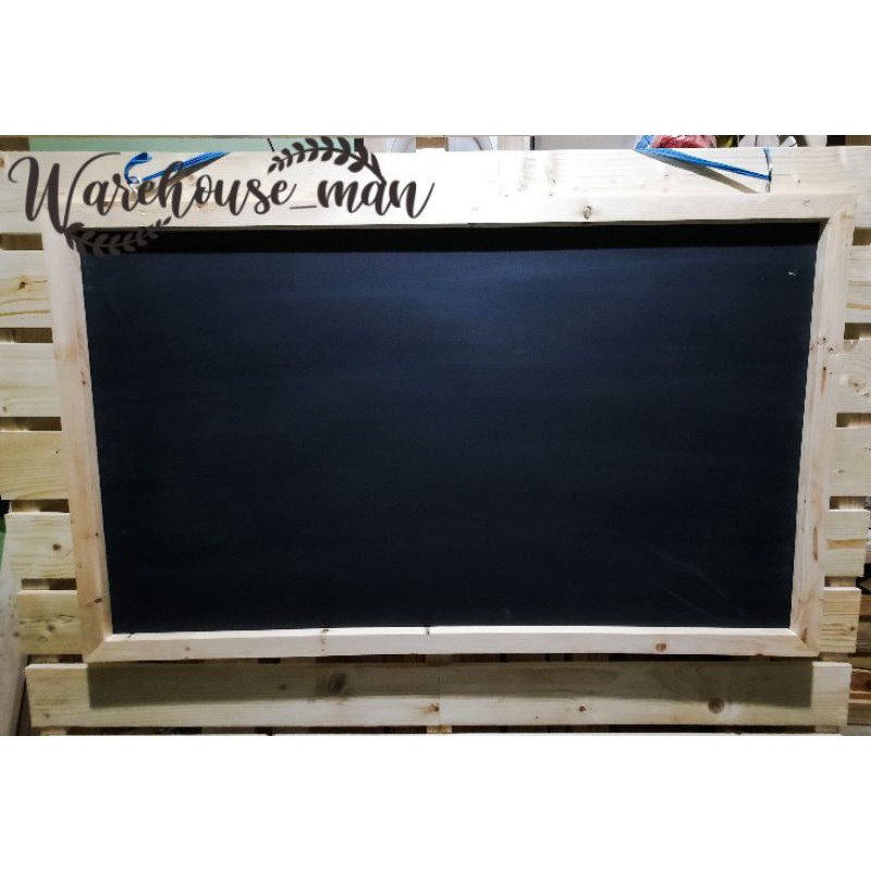 

papan tulis kapur menu cafe blackboard hitam 100 x 50cm