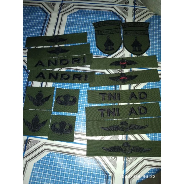 BRIVET PDL MALVINAS/HIJAU TNI AD