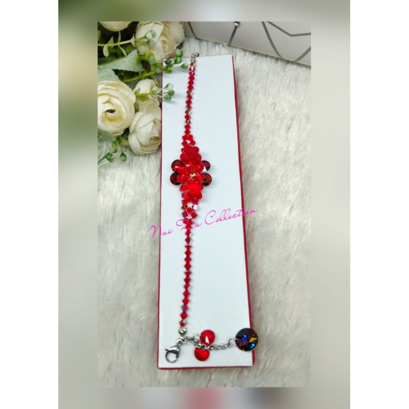 mask strap premium pengait konektor masker swarovski