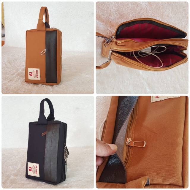 Tas pouch/tas jinjing tuk tempat dompet hp/Tas Gadget Pouch Dompet Hp Kosmetik Multifungsi